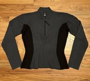 Obermeyer Signature 90s Ski Sweater Base Layer Womens Size Small Wool Blend